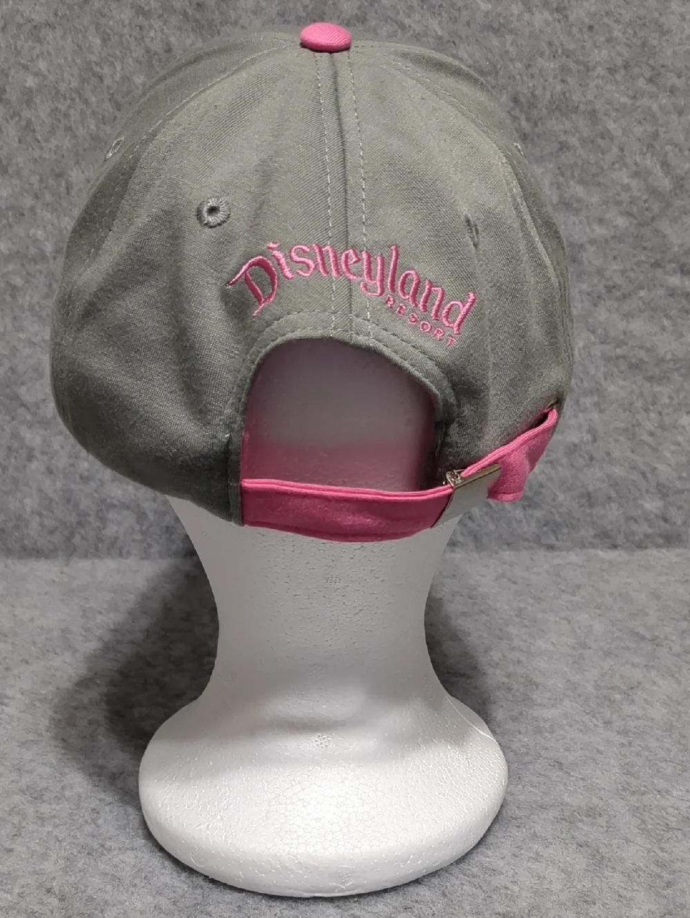 Disney Mickey Mouse Baseball Cap Pink Sequin Pink & Gray Adult Size 55-59 cm - Picture 5 of 9